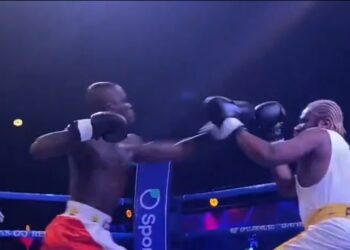 Portable’s Power Punch: A Second-Round TKO Triumph Over Speed Darlington at Lagos Celebrity Boxing Showdown