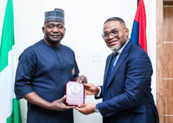 Fortifying the Nation: Advonics MD, Emmanuel Egboh, Meets Defence Minister in Strategic Parley