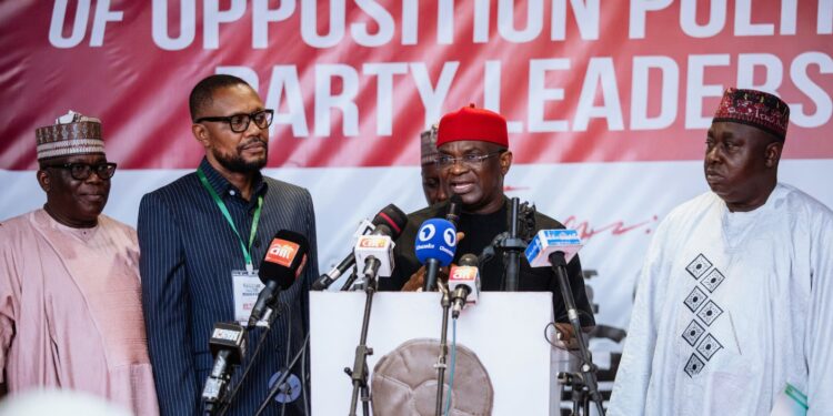 Opposition Leaders Forge Historic Alliance in Ibadan: One Unified Presidential Candidate for 2027, Demand INEC Chairman’s Sack
